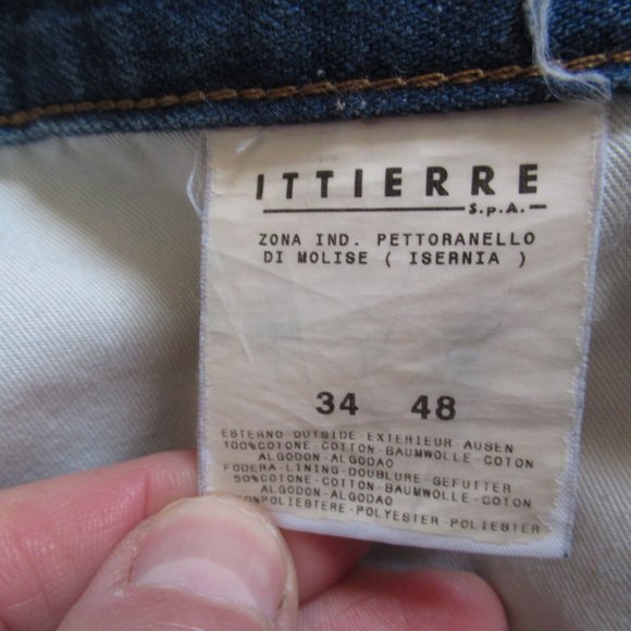 Dolce and Gabbana, D&G Line, Men's Made in Italy Blue Jeans - Size 34W - Picture 11 of 12